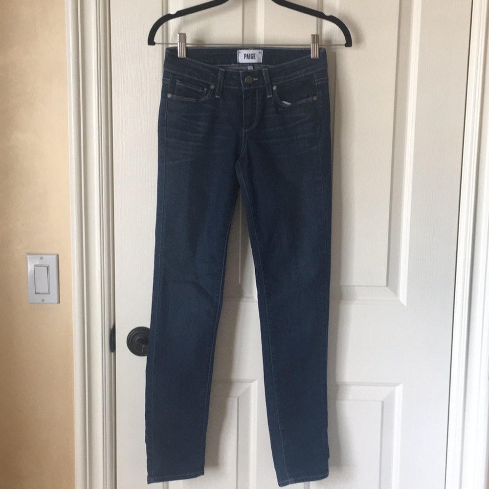 PAIGE SKYLINE ANKLE PEG JEANS SIZE 24
